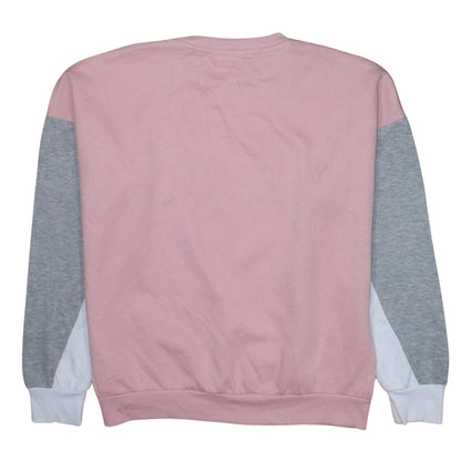Womens UK Size XS Disney Pink Pullover Sweatshirt