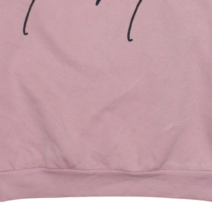 Womens UK Size XS Disney Pink Pullover Sweatshirt