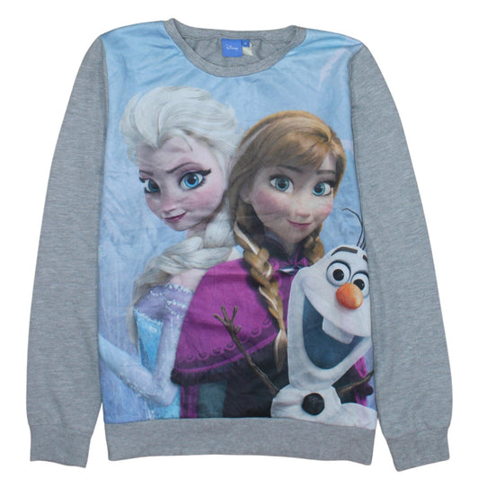 Womens UK Size 14 Disney Grey Pullover Sweatshirt