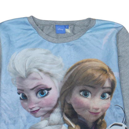 Womens UK Size 14 Disney Grey Pullover Sweatshirt