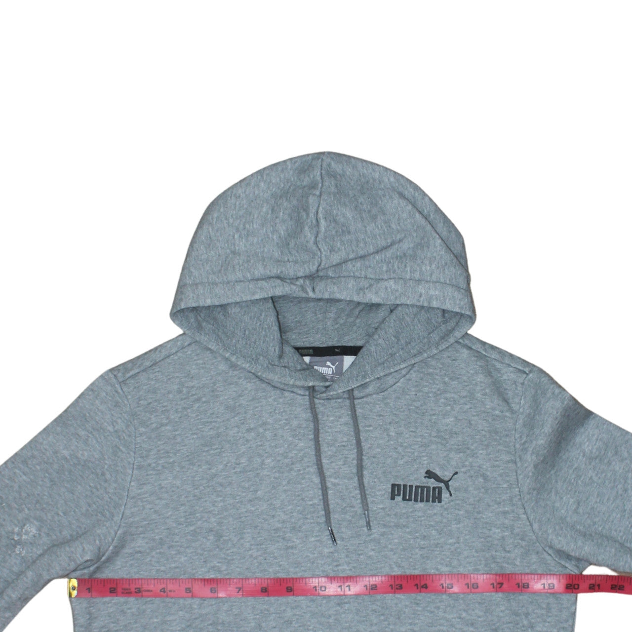 Mens UK Size S PUMA Grey Pullover Hoodie