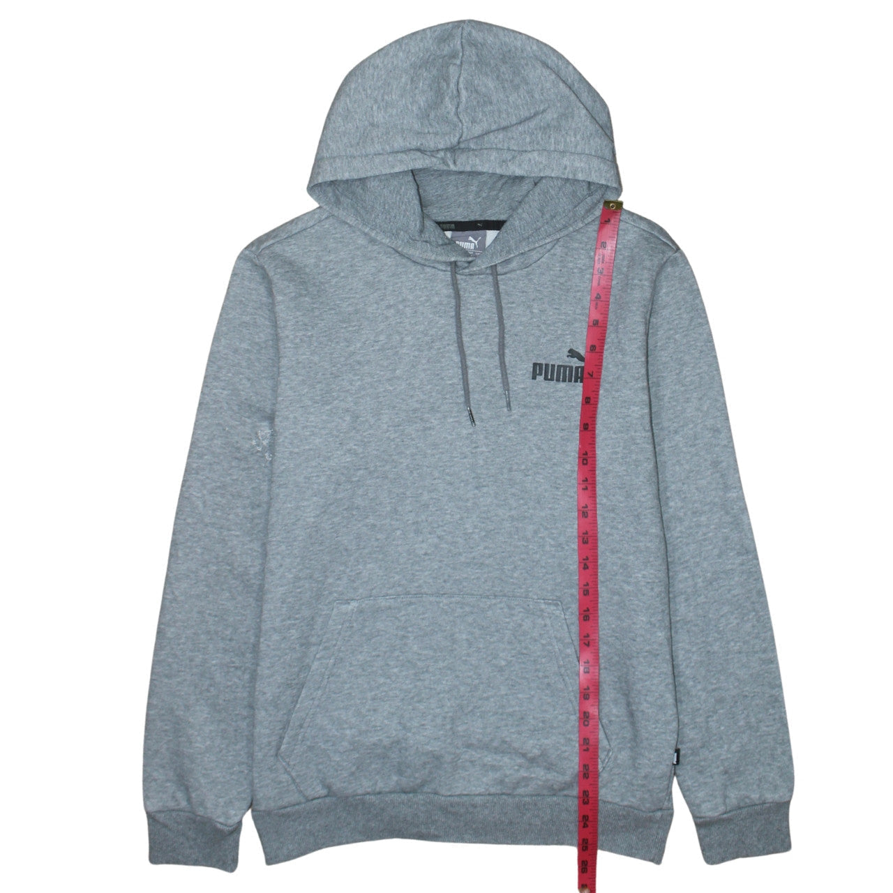 Mens UK Size S PUMA Grey Pullover Hoodie