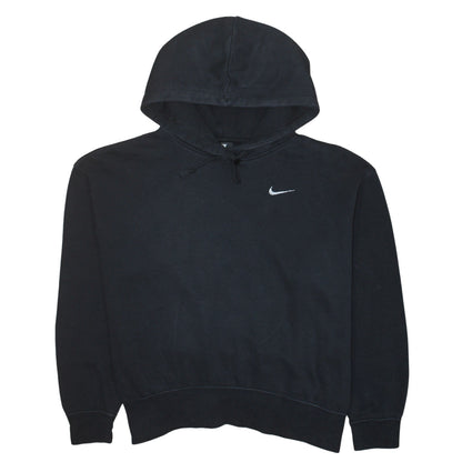 Womens UK Size M Nike Black Pullover Hoodie
