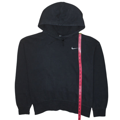 Womens UK Size M Nike Black Pullover Hoodie