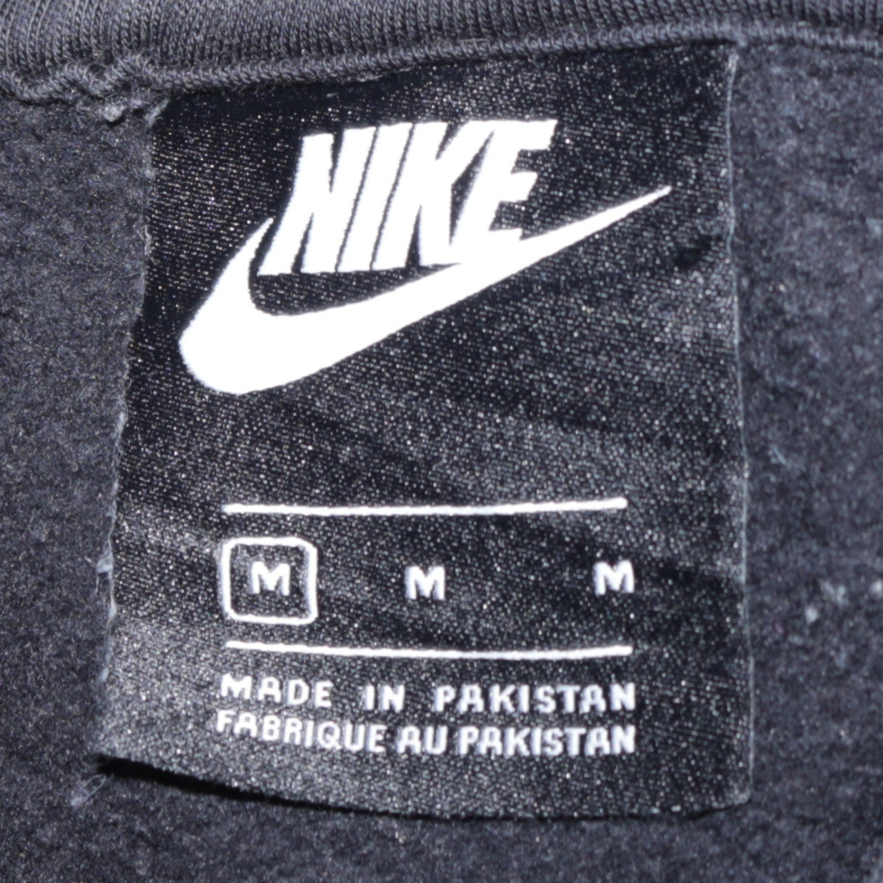 Womens UK Size M Nike Black Pullover Hoodie