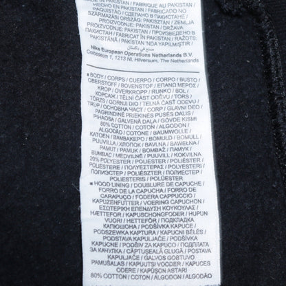 Womens UK Size M Nike Black Pullover Hoodie