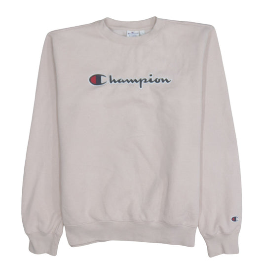 Womens UK Size XL Champion Beige Pullover Sweatshirt