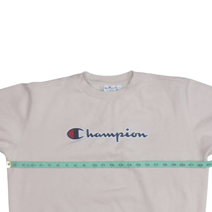 Womens UK Size XL Champion Beige Pullover Sweatshirt
