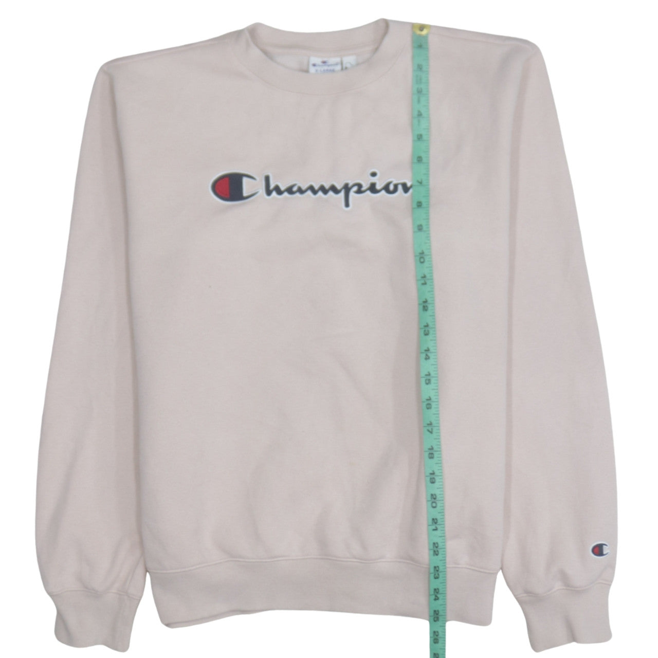Womens UK Size XL Champion Beige Pullover Sweatshirt
