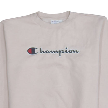 Womens UK Size XL Champion Beige Pullover Sweatshirt