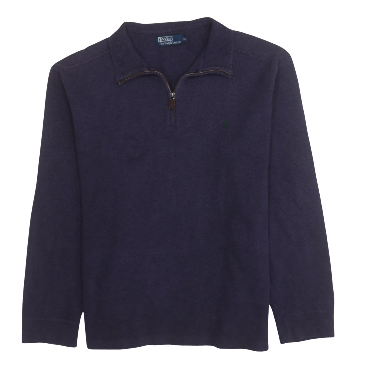 Mens UK Size XL Ralph Lauren Purple 1/4 Zip Jumper
