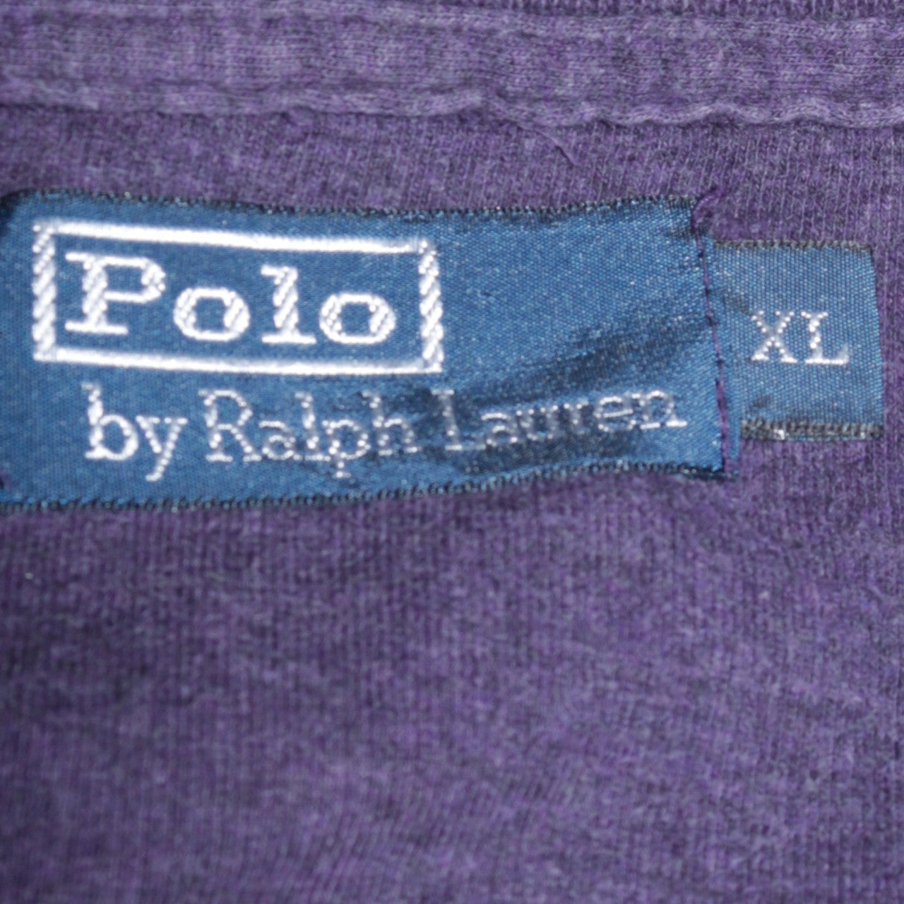 Mens UK Size XL Ralph Lauren Purple 1/4 Zip Jumper