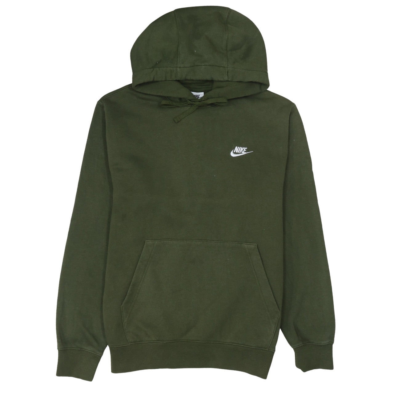 Mens UK Size S Nike Green Pullover Hoodie