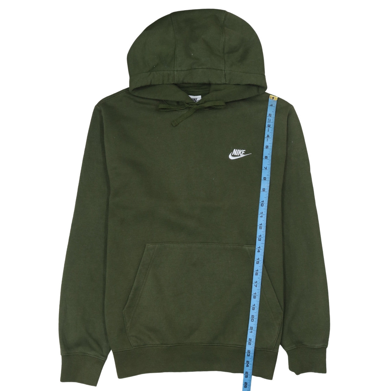 Mens UK Size S Nike Green Pullover Hoodie