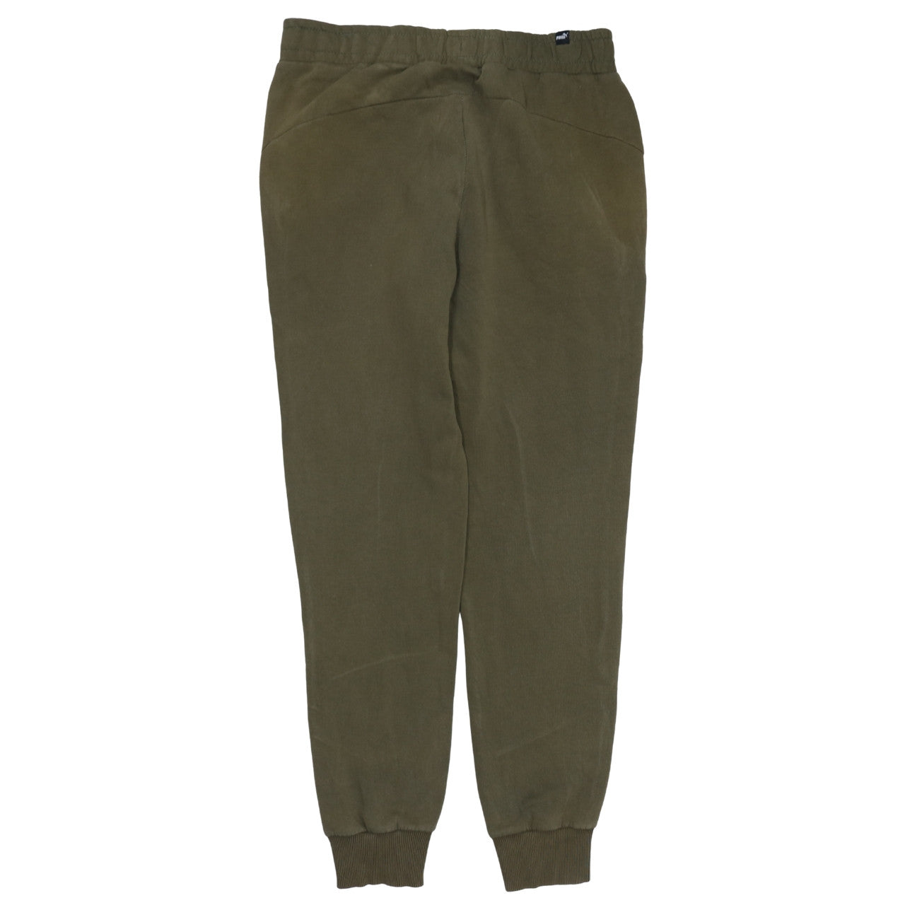 Mens UK Size S PUMA Regular Fit Jogger Green Trousers