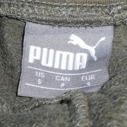 Mens UK Size S PUMA Regular Fit Jogger Green Trousers