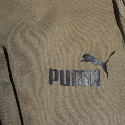 Mens UK Size S PUMA Regular Fit Jogger Green Trousers