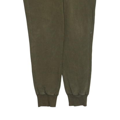 Mens UK Size S PUMA Regular Fit Jogger Green Trousers