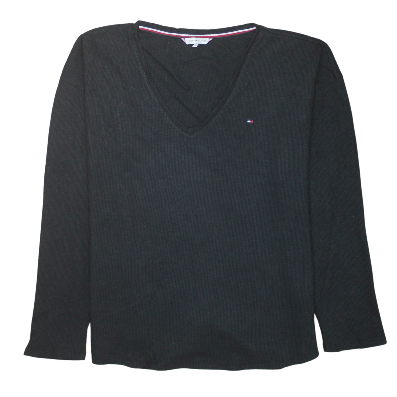 Mens UK Size XL Tommy Hilfiger Black Pullover Jumper
