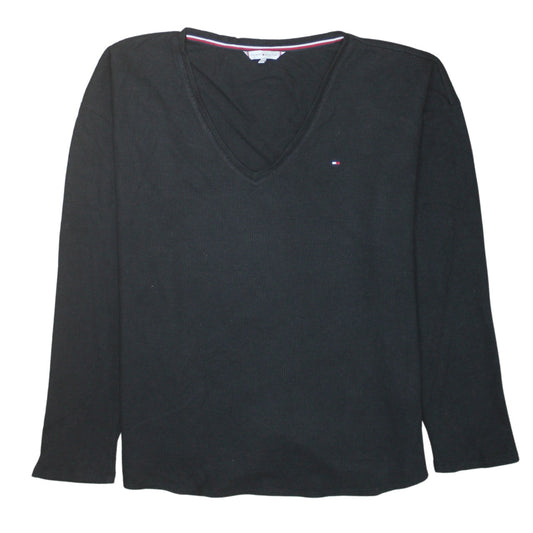 Mens UK Size XL Tommy Hilfiger Black Pullover Jumper