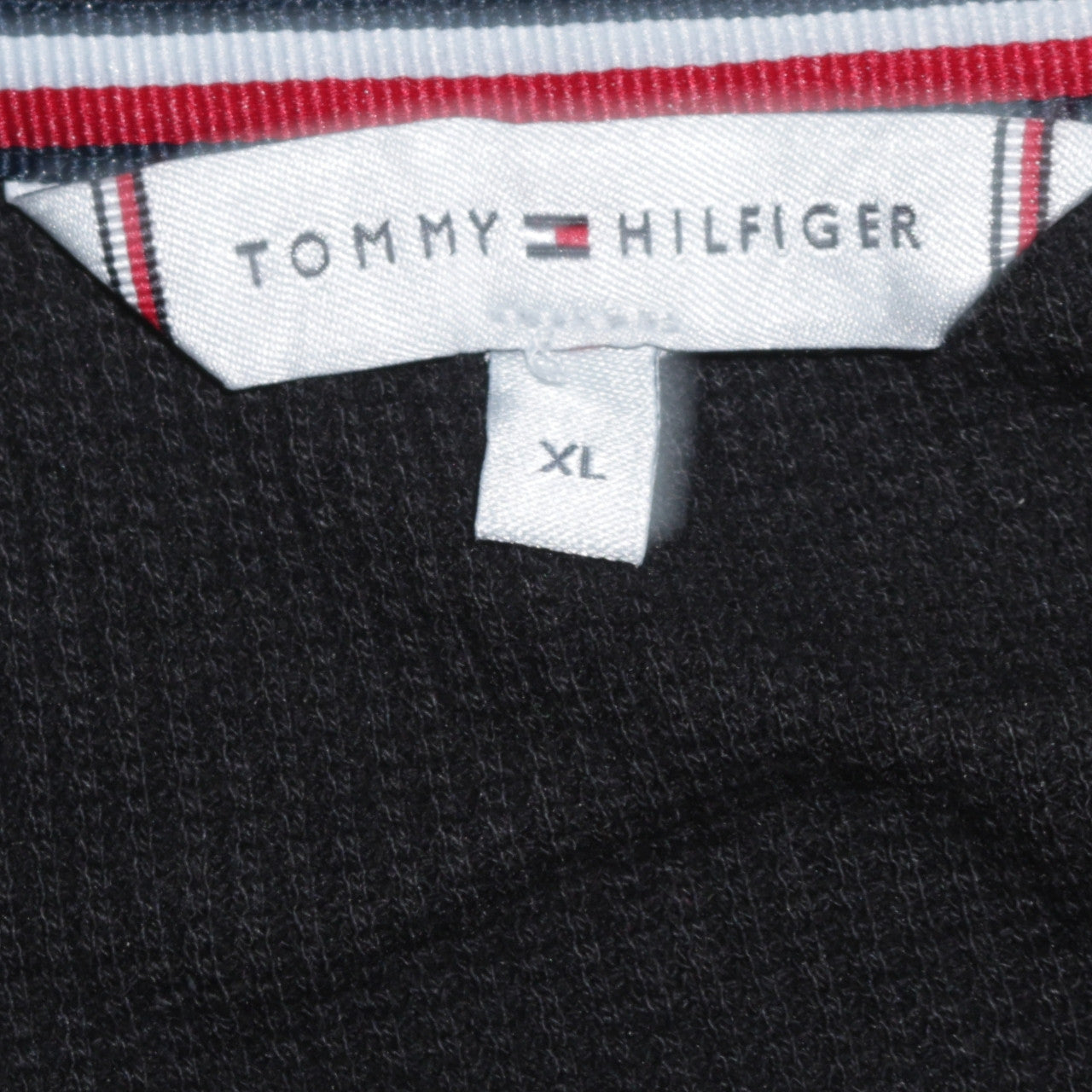 Mens UK Size XL Tommy Hilfiger Black Pullover Jumper