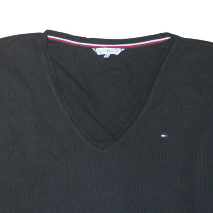Mens UK Size XL Tommy Hilfiger Black Pullover Jumper