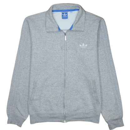 Mens UK Size XL adidas Grey Full Zip Sweatshirt