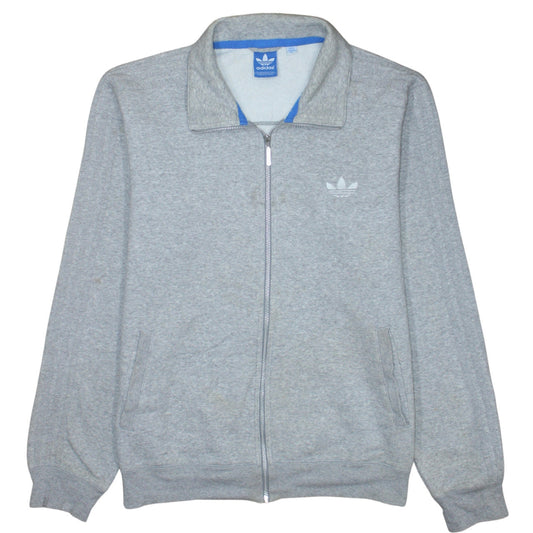 Mens UK Size XL adidas Grey Full Zip Sweatshirt