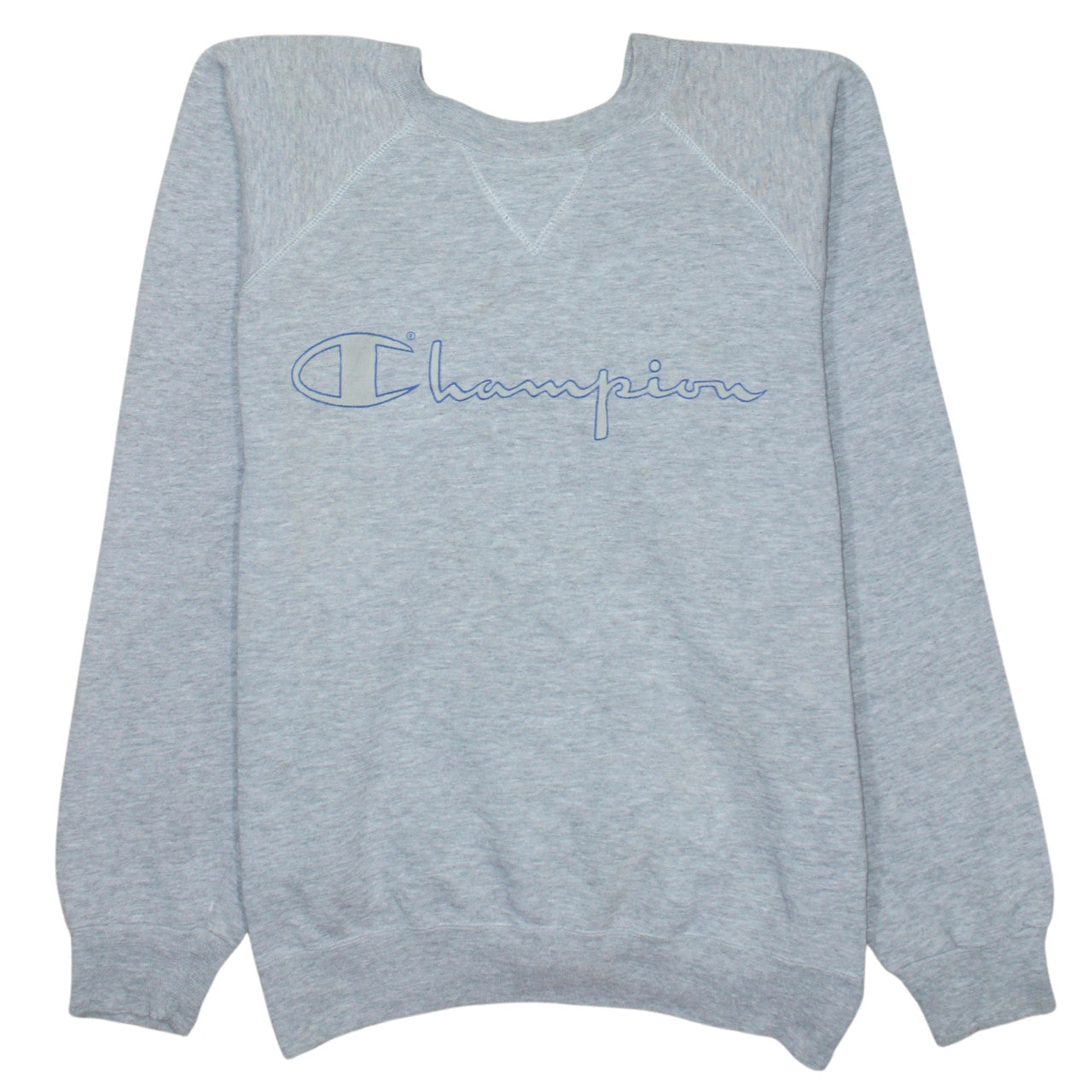 Mens UK Size M Champion Grey Pullover Sweatshirt