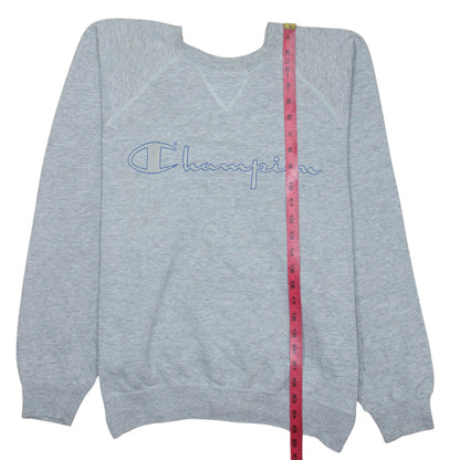 Mens UK Size M Champion Grey Pullover Sweatshirt