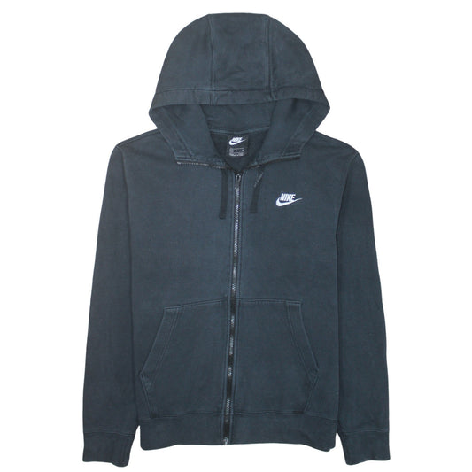 Mens UK Size M Nike Black Full Zip Hoodie