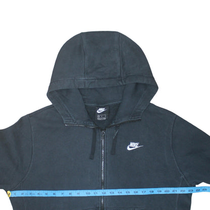 Mens UK Size M Nike Black Full Zip Hoodie