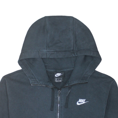 Mens UK Size M Nike Black Full Zip Hoodie
