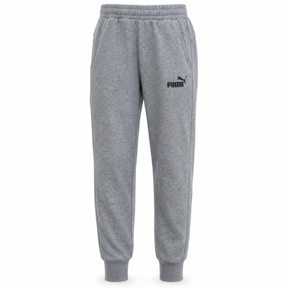 Mens UK Size S PUMA Regular Fit Jogger Grey Trousers