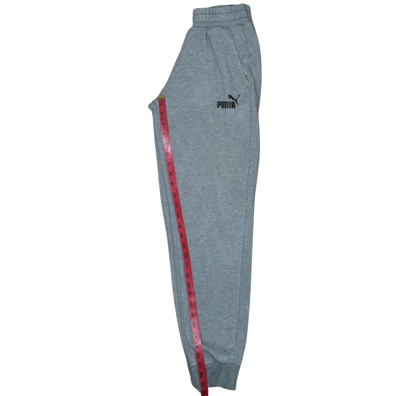 Mens UK Size S PUMA Regular Fit Jogger Grey Trousers