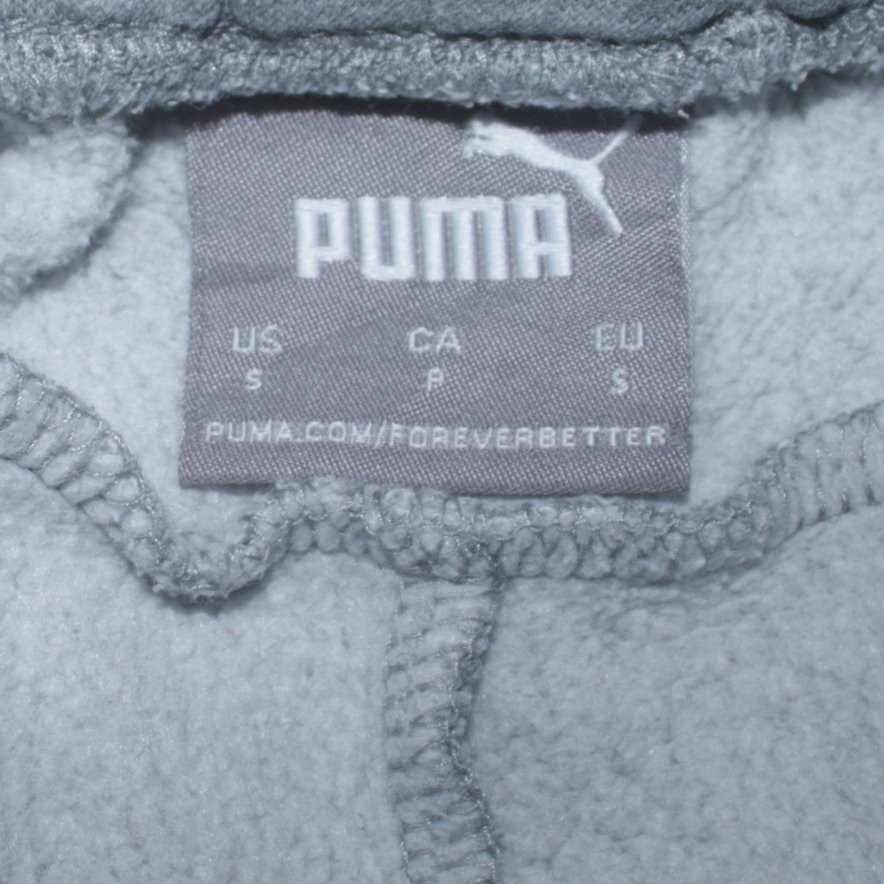 Mens UK Size S PUMA Regular Fit Jogger Grey Trousers
