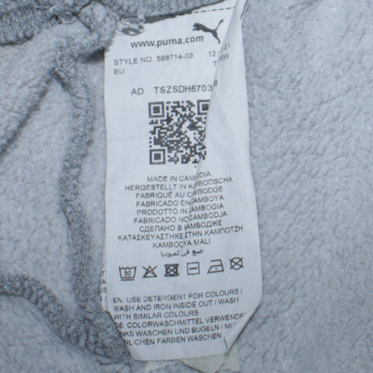 Mens UK Size S PUMA Regular Fit Jogger Grey Trousers