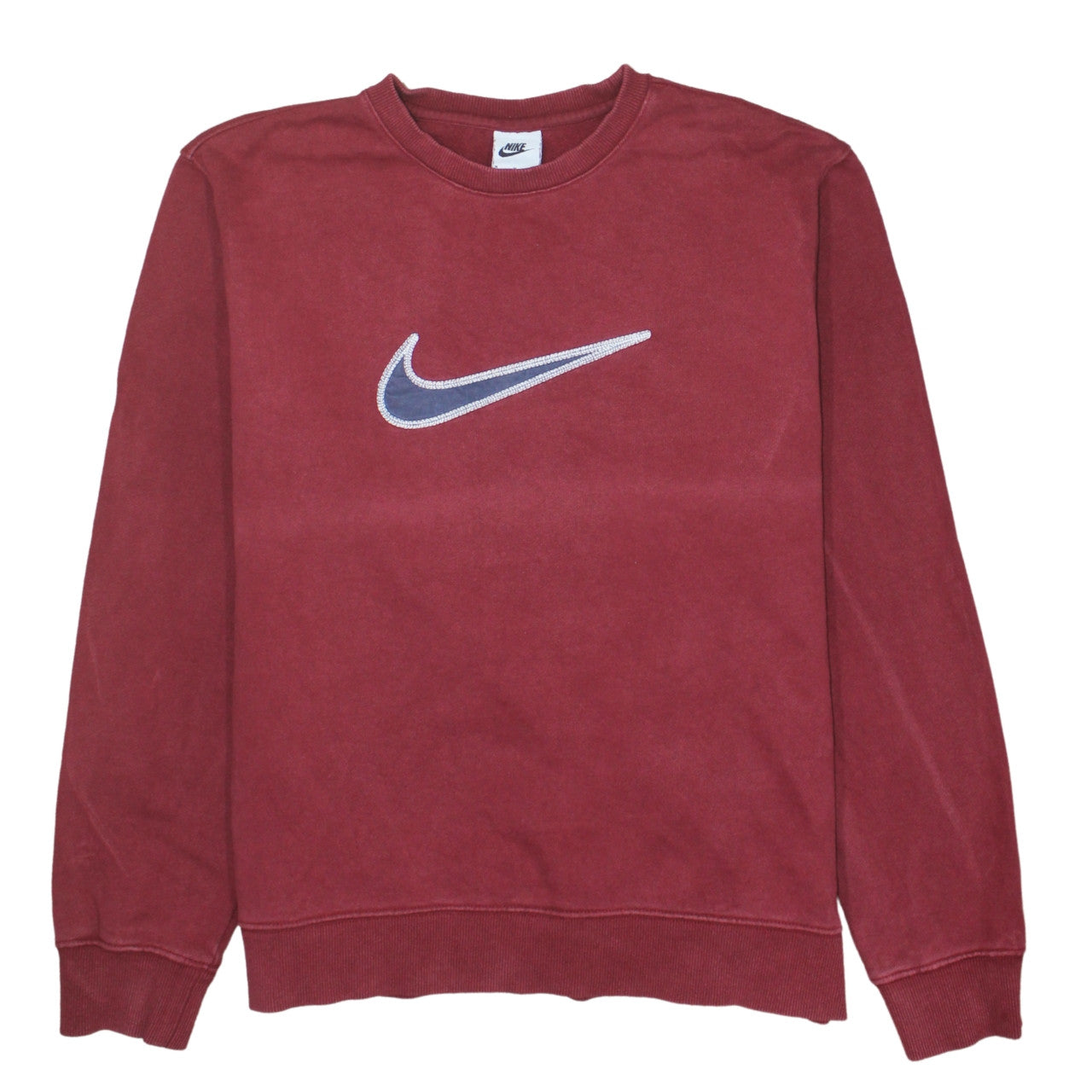 Mens UK Size M Nike Red Pullover Sweatshirt