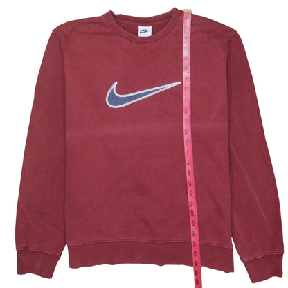 Mens UK Size M Nike Red Pullover Sweatshirt