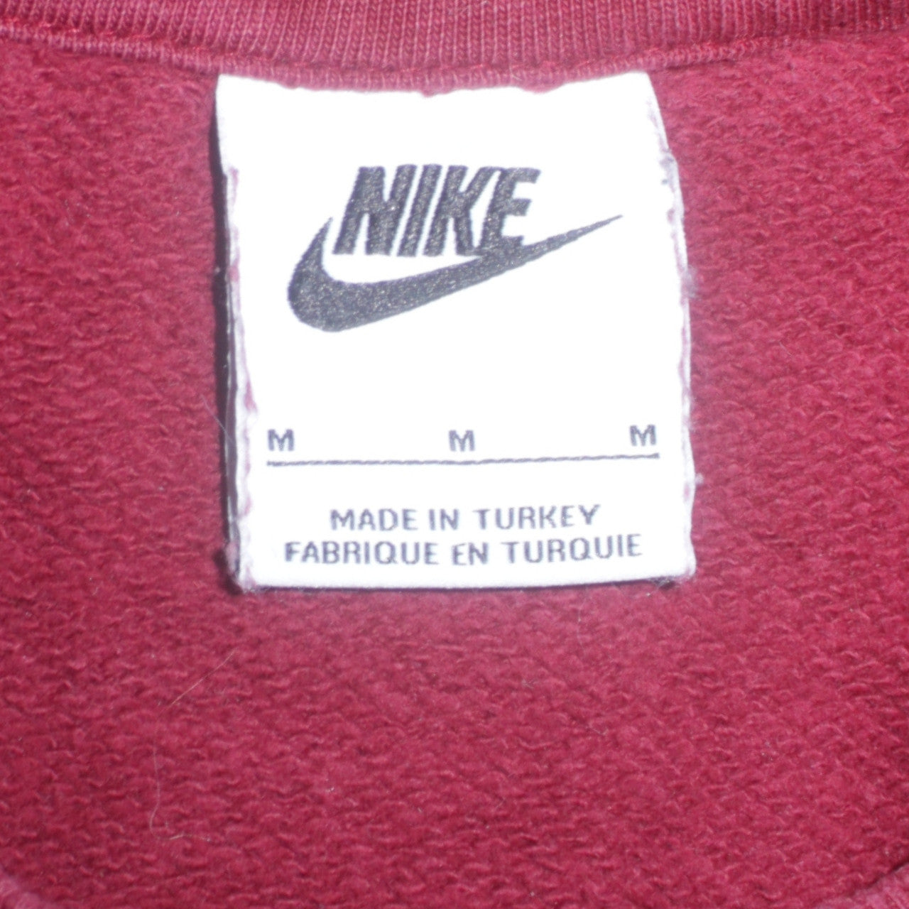 Mens UK Size M Nike Red Pullover Sweatshirt
