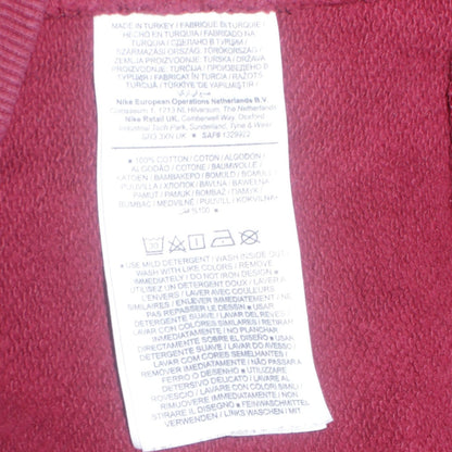 Mens UK Size M Nike Red Pullover Sweatshirt