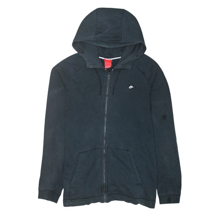 Mens UK Size L Nike Black Full Zip Hoodie