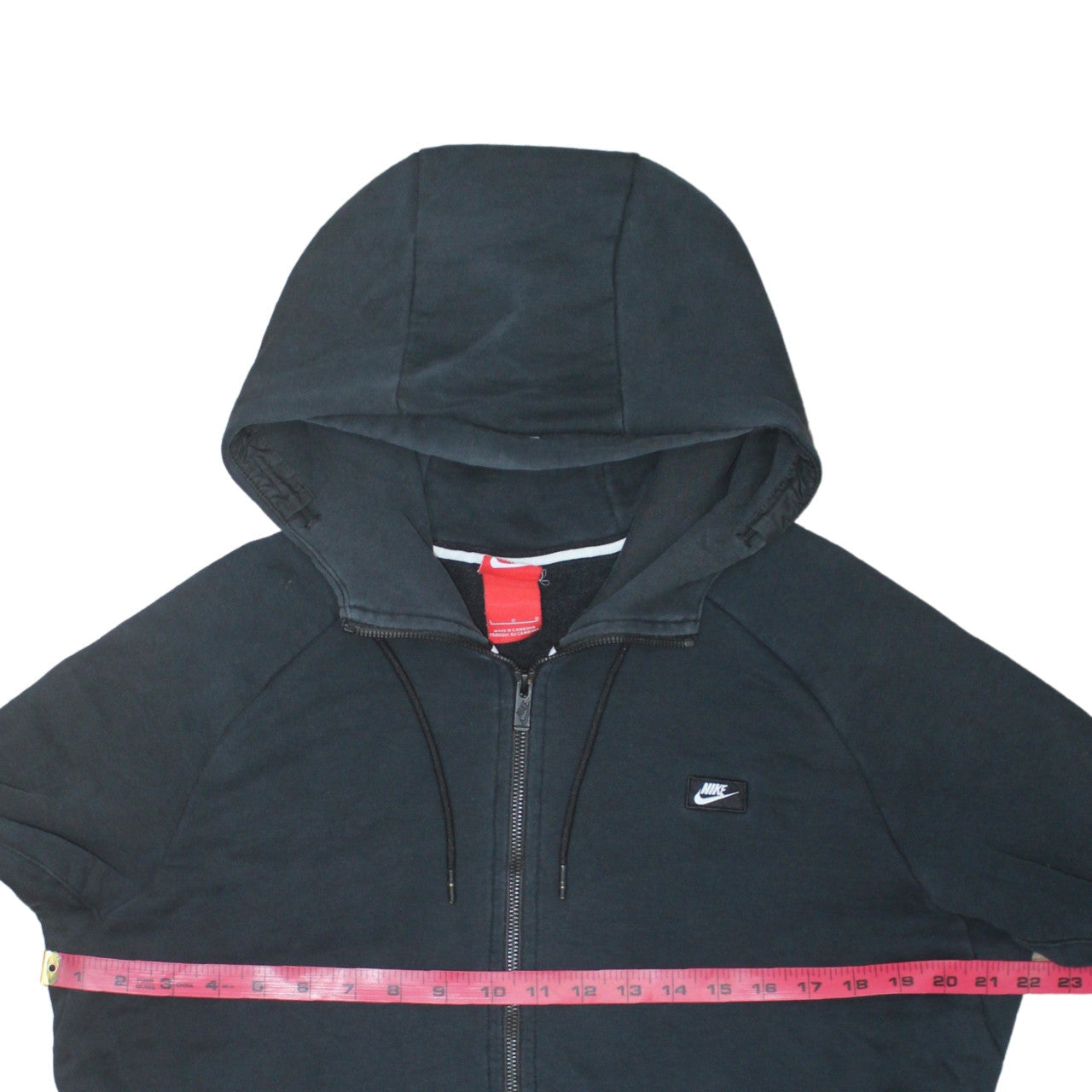 Mens UK Size L Nike Black Full Zip Hoodie