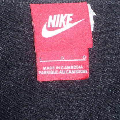 Mens UK Size L Nike Black Full Zip Hoodie