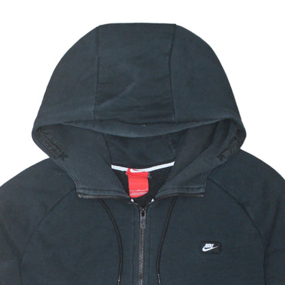 Mens UK Size L Nike Black Full Zip Hoodie