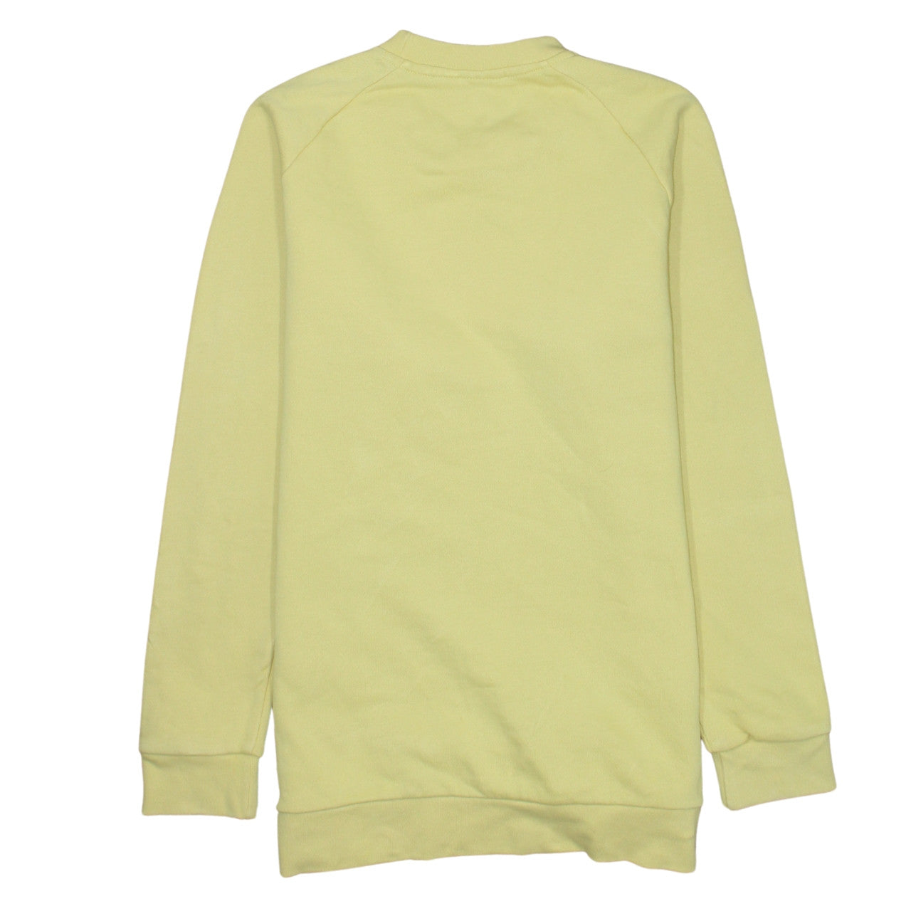 Womens UK Size 8 adidas Yellow Pullover Sweatshirt