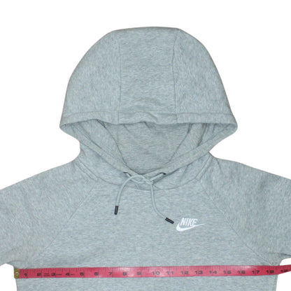 Womens UK Size XS Nike Grey Pullover Hoodie
