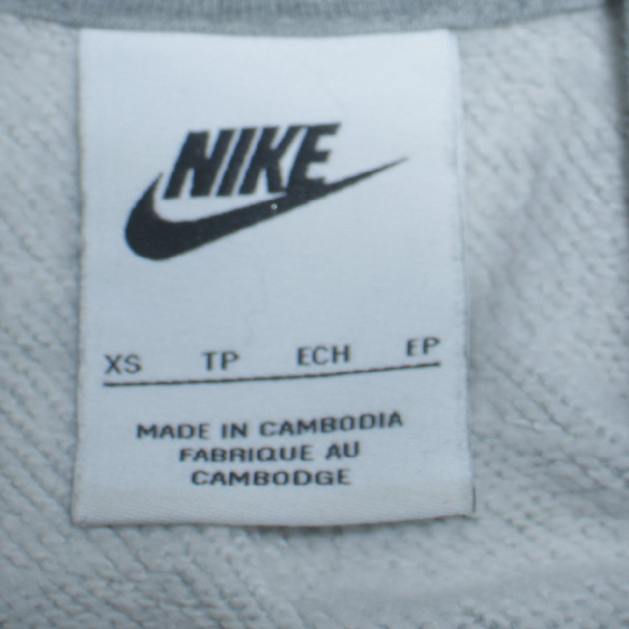 Womens UK Size XS Nike Grey Pullover Hoodie