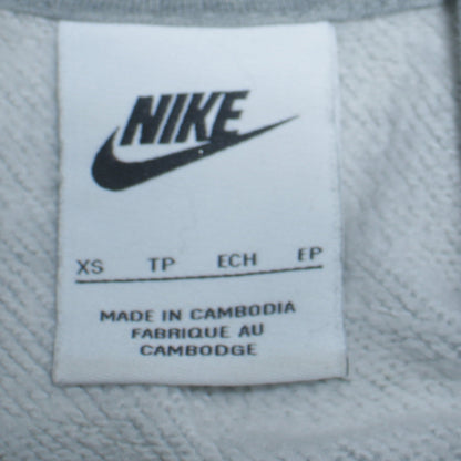 Womens UK Size XS Nike Grey Pullover Hoodie