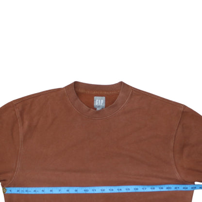 Mens UK Size M Gap Brown Pullover Sweatshirt